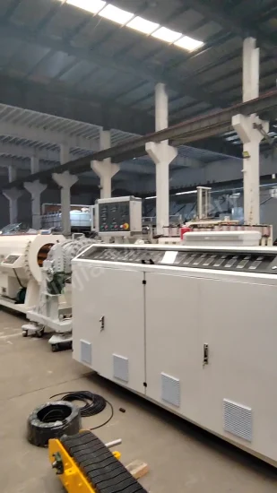 Máquina para fabricar tubos de plástico de linha de extrusão de tubo HDPE