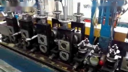 Linha de produção de tubos de solda Máquinas de usinagem de tubos de trocador de calor Máquina de fabricação de tubos de bobina de aço inoxidável