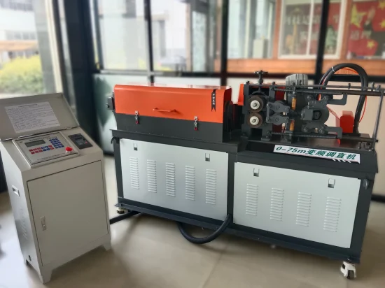 Máquina automática de corte e endireitamento rápido para barra de 5-12 mm