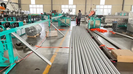 Máquina para fabricar tubos redondos a frio pré-tensionados/pós-tensionados para rejunte de cimento/máquina para fabricar tubos de aço corrugados pós-tensão